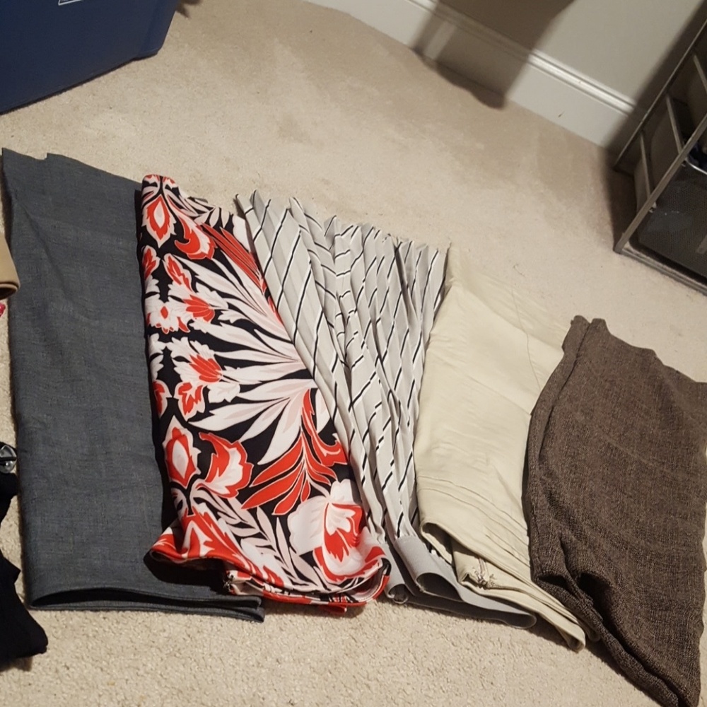 Size 4 Pencil Skirts and ruffle skirt